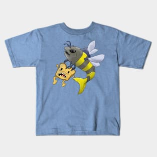 The story of the Bread and the Bee-Salmon Kids T-Shirt